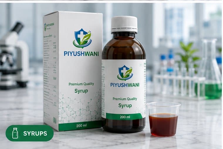 Syrups — Piyushwani pack and blister